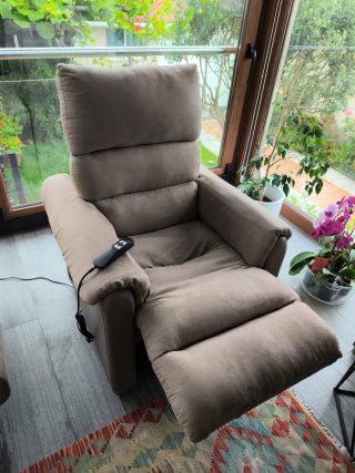 Sillón reclinable eléctrico 2 motores