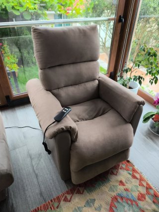 Sillón reclinable eléctrico 2 motores