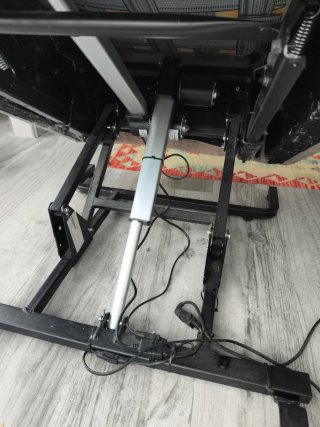 Sillón reclinable eléctrico 2 motores