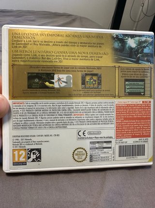 The Legend of Zelda Ocarina of Time 3DS Caratula