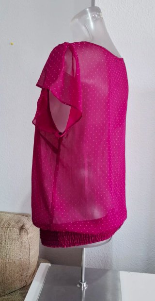 Blusa Verano Rosa Lunares