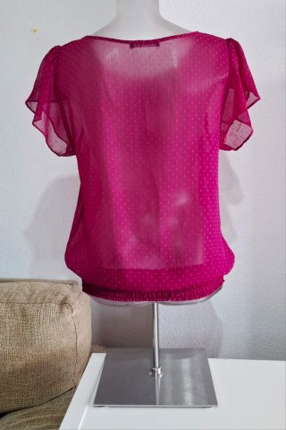 Blusa Verano Rosa Lunares