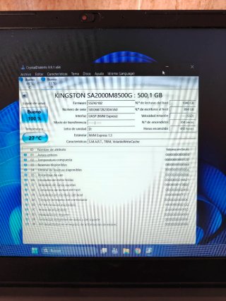 Kingston A2000 NVMe 500GB Disco Duro