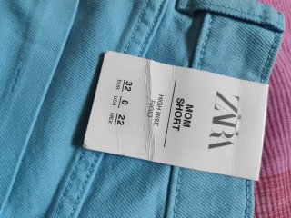 Shorts Zara blu