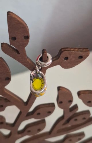 Charm Coliseo Plata y Amarillo