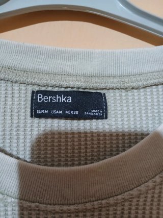 Sudadera Bershka beige M