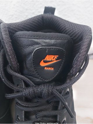 Botas Nike Manoa Negras Naranja