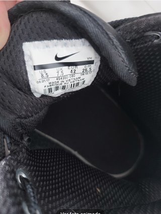 Botas Nike Manoa Negras Naranja