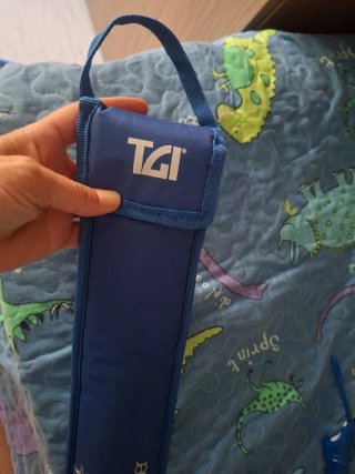 Funda acolchada para flauta azul