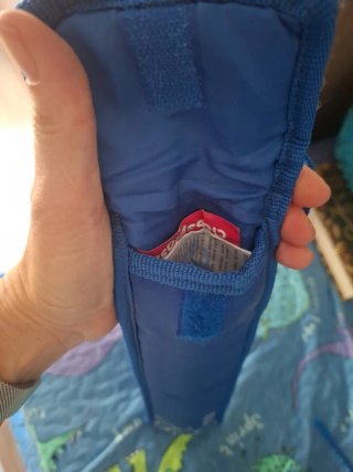 Funda acolchada para flauta azul