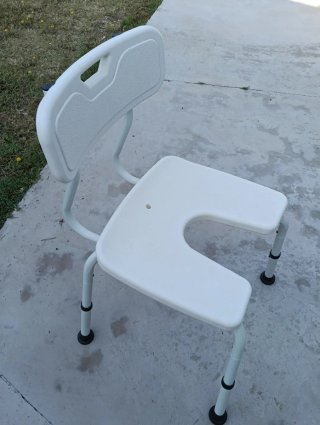 Silla de ducha ajustable