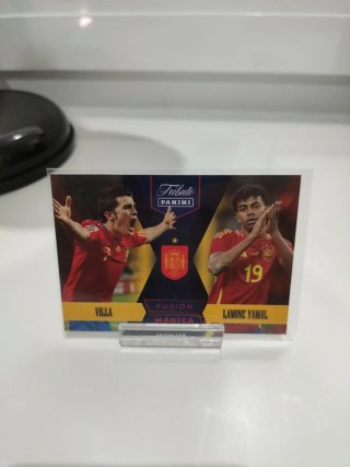 Panini Tributo Lamine Yamal David Villa