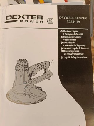 Lijadora Dexter Power 750W 180mm