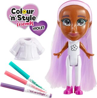 Muñeca Colour 'n' Style Friends Violet