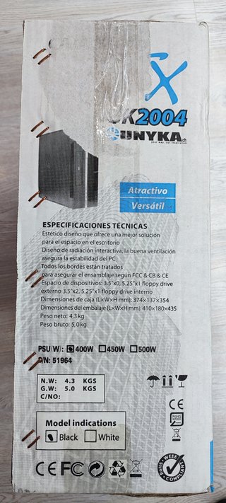 Ordenador Sobremesa Negro