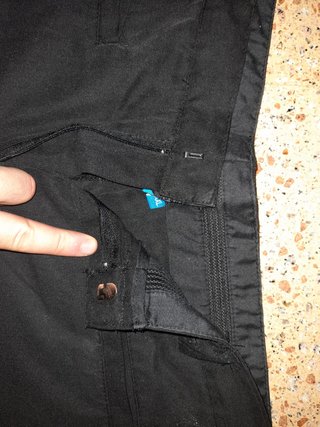 Pantaloni arbitro FIP neri XXL