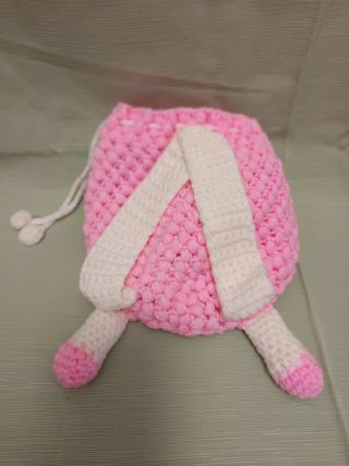 Mochila infantil de oveja rosa
