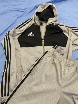 Chándal Adidas Talla S Gris y Negro