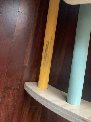 Puente de madera Aldi con rampa