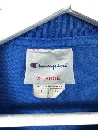 Camiseta Champion USA College Retro Oversize Azul