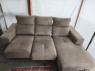 Sofá Chaiselongue Beige