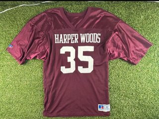 Camiseta Fútbol Americano Harper Woods 35 talla XL