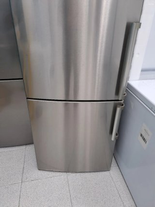 Nevera combi acero inoxidable balay