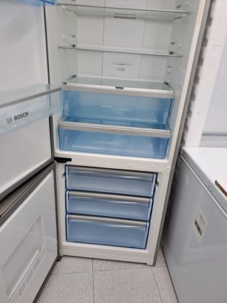 Nevera combi acero inoxidable balay