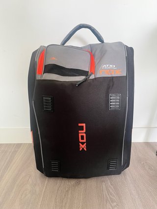 Paletero Padel Nox Negro/Gris/Naranja