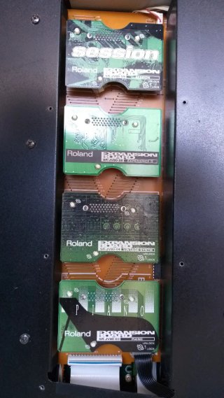 2 Tarjetas Expansión Roland SR-JV80