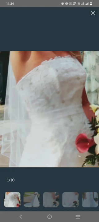 Vestido de Novia Palabra de Honor