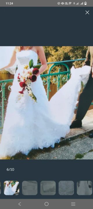 Vestido de Novia Palabra de Honor