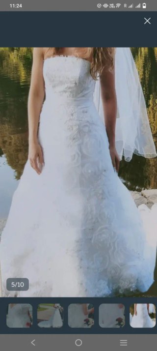 Vestido de Novia Palabra de Honor