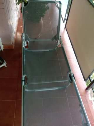 Tumbona plegable jardín
