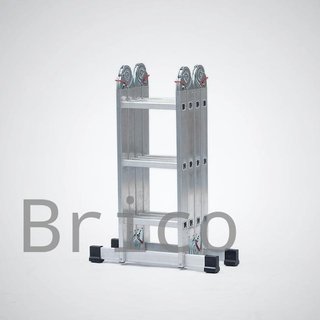 Escalera Multiflex Aluminio Profesional 4x3 Peldaños