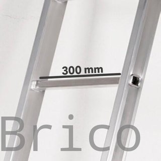 Escalera Aluminio Elite 2x14 - 4+4 M - 80-80x30mm