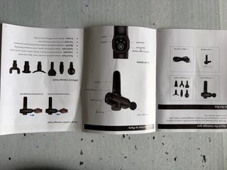 Pistola de masaje