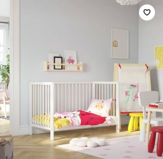 Cuna Gulliver Ikea Blanca 60x120cm