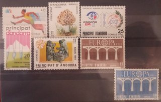 Lote Sellos Andorra 1972-1984