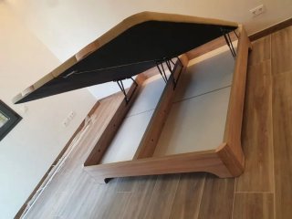 Canape abatible de madera MAXIMA capacidad. Cama