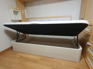 Canape abatible de madera MAXIMA capacidad. Cama