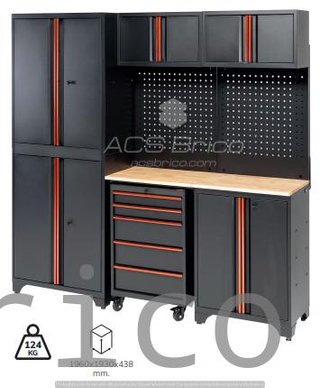 Conjunto Taller 3 Módulos S/Madera Alyco Orange 129790