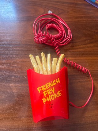 Teléfono French Fry Phone Patatas Fritas Vintage