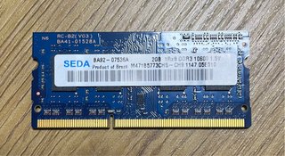 SEDA 2GB DDR3 10600 1.5V Módulo RAM