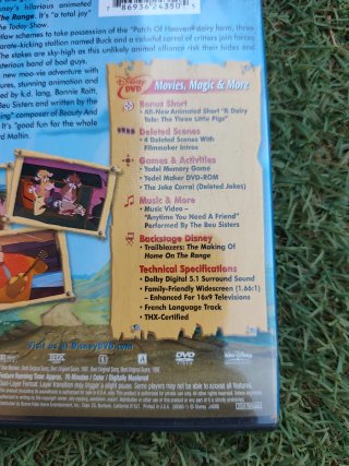 Home on the Range DVD Disney ( U.S.A )