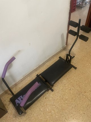 Banco Abdominales Abs Negro/Morado