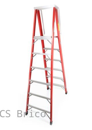 Escalera Fibra Tijera 2x6 - 1,71 Metros - 10402 - Mader