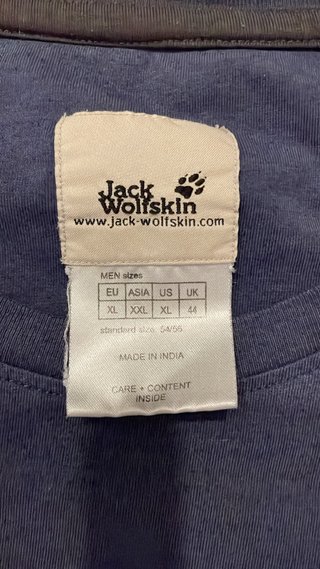 Camiseta Jack Wolfskin Azul Talla XL