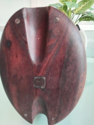 DOS Poleas de barco de madera