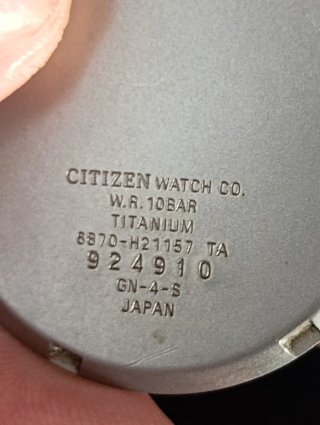 Lote tapas reloj Citizen vintage